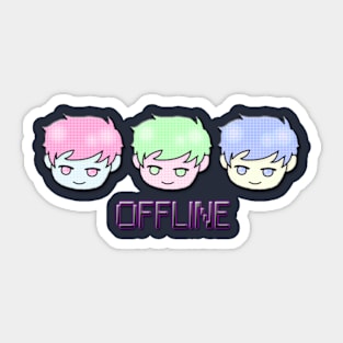 offline banner Sticker